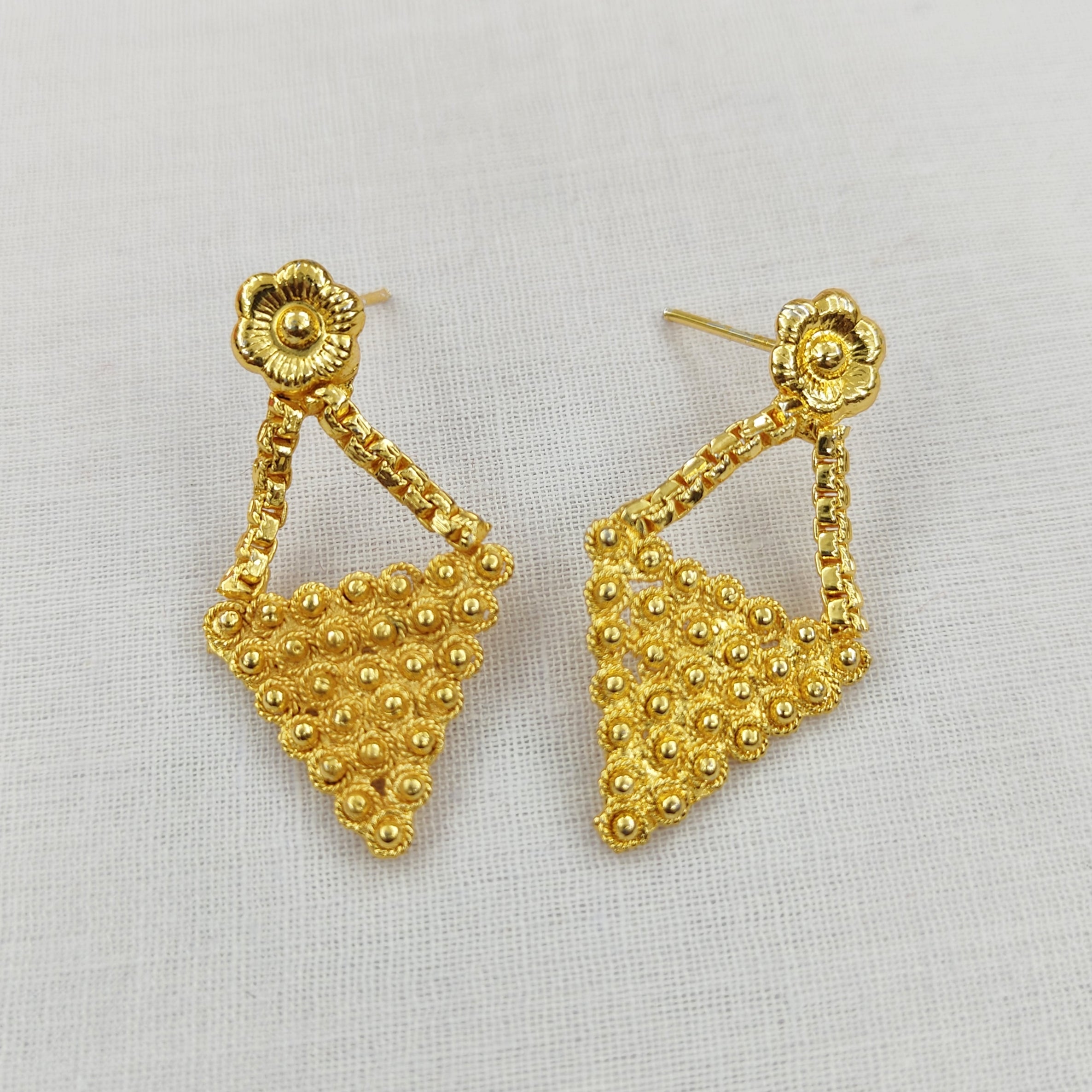 Fancy 22k 916 Gold Earring at Rs 19215/pair in Dankuni | ID: 2851216445573