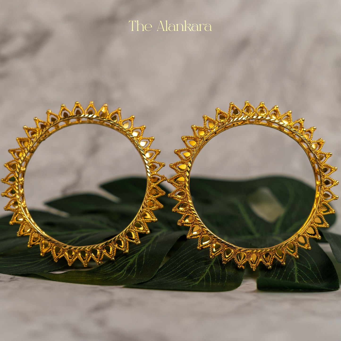 Alankara Goldplated traditional Kata Kankan ( Bangle )