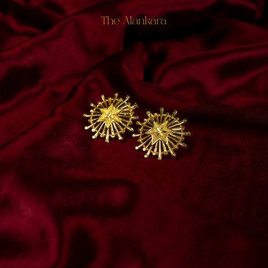 Alankara Goldplated Beautiful Stud Earrings